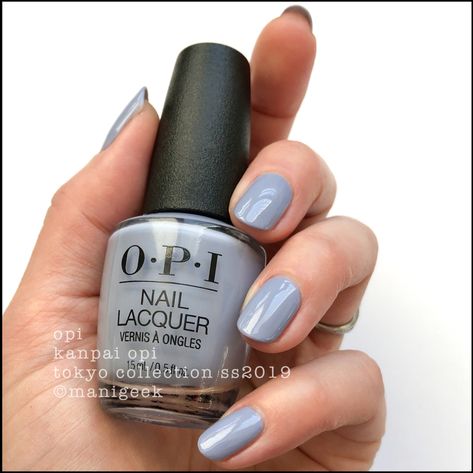 OPI Kanpai OPI – Tokyo Collection 2019 Opi Kanpai Opi!, Mid Nails, Kanpai Opi, Opi Swatches, Nails Opi, Christmas Manicure, Essie Gel, Nail Colors Winter, Nail Blog