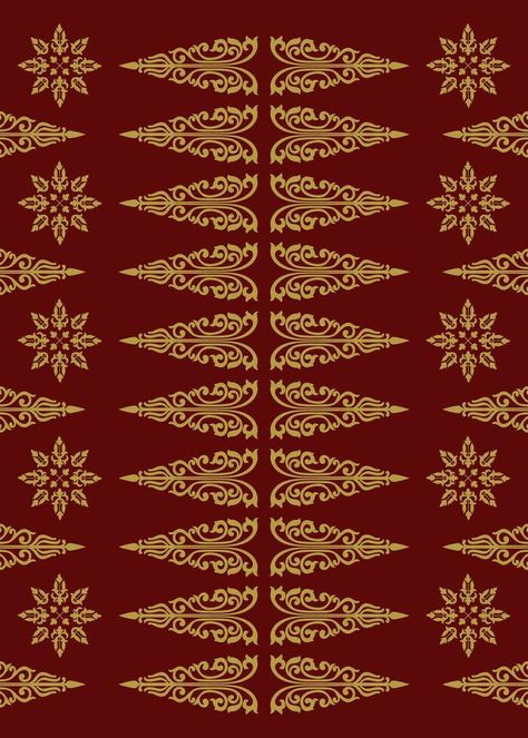 Songket Design, Songket Pattern, Indonesia Traditional, Red Color Combinations, Maroon Background, Design Pattern Art, Coffee Brand, Art Theory, Motif Batik