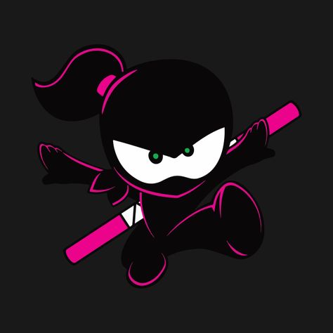 Ninja Emoji, Ninja Kidz, Ninja Kids, Pink Ninja, Ninja Logo, Ninja Birthday Parties, Ninja Birthday, Ninja Party, Ninja Girl