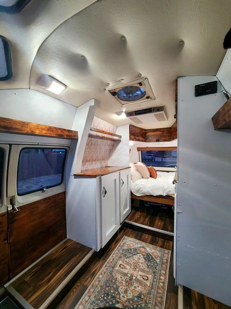 Couple Transforms 1987 Dodge Van into Luxury Camper - Drivin' & Vibin' Movano Camper Conversion, Dodge Camper Van, Dodge Grand Caravan Camper Conversion, Dodge Sportsman, Dodge Promaster Van Conversion Layout, Dodge Grand Caravan Camper, Dodge Ram Van, Van Project, Minivan Camper