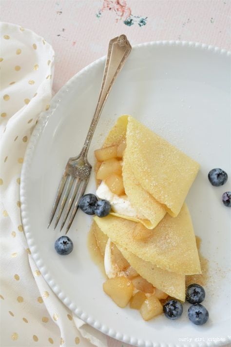 Crepes, Cream Cheese, Blueberries, Caramelized Pears, Crepes Recipe, Holiday Recipes, Breakfast, Thanksgiving, Christmas Breakfast Ideas Pear Filling For Crepes, Breakfast Thanksgiving, Pear Desserts, Caramelized Pears, Breakfast Christmas, Weekend Recipes, Pear Dessert, Crepes Recipe, Butter Pecan Cake