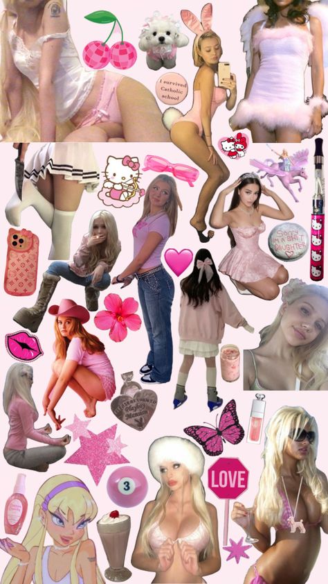 my mind 24/7 #bimbocore #pinkaesthethic #outfitinspo #beauty #cuteinspo #lanadeleray Bimbocore Outfits, Dress Up Closet, 2000s Fashion Outfits, Fairy Garden Diy, 2000s Fashion, Just Girly Things, Girly Girl, Fashion Sense, My Mind