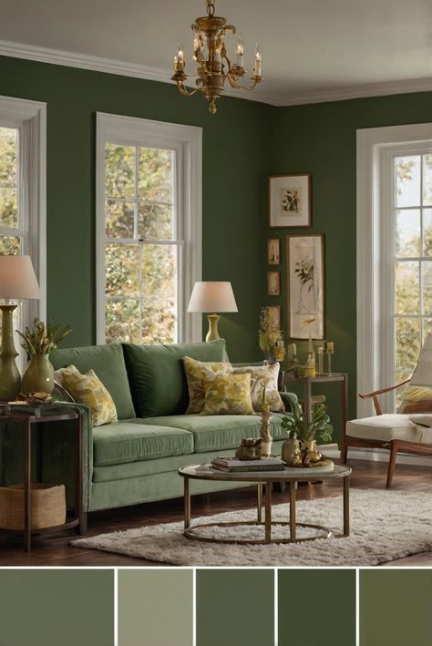 Step into a world of warmth and comfort with the coziest paint picks for 2024 homes. Dive into the allure of Warm Green Wonders, where interior design meets tranquility. #Ad #homedecor #homedesign #trendgirlApartment #Painthome #interiorarchitecture Wall Colors Green Room Colors
Bright Room Colors
Apartment Renovation
Home Remodeling
Modern Paint Colors
2024 Paint Colors With Green Couch, Green Walls Open Concept, Green Sofas Living Room, Popular Green Paint 2024, Cozy Living Room Wall Colors, Living Room Green Accent Wall, Green Living Rooms Ideas, Dark Green Wall Color, Green Paint Living Room