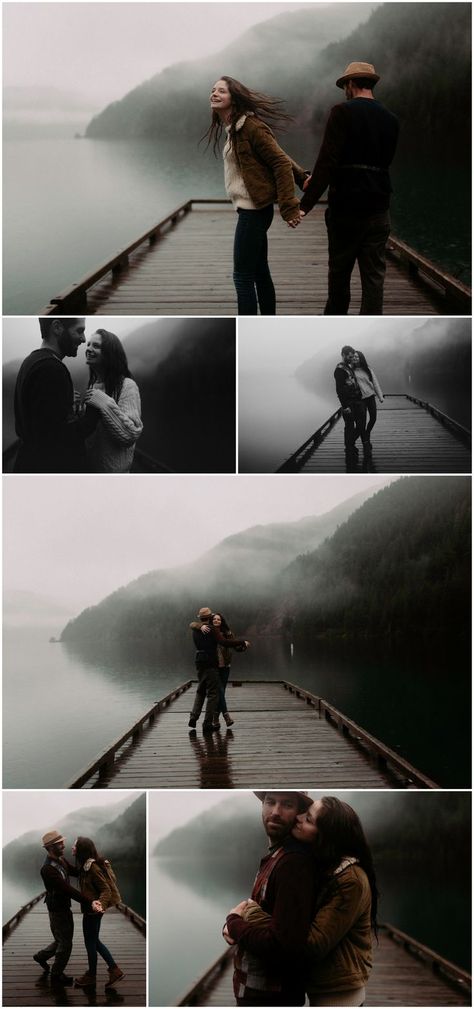 Crescent Lake, Washington: One of Six Best Shoot Locations in the Pacific Northwest for Engagement Photos and Elopements  | Jessica Heron Images | Destination Wedding Photographer based in Washington & Oregon #weddingphotographers #destinationwedding 3 Picture Story Ideas, Pacific Northwest Engagement Photos, Pnw Engagement Photos, Pnw Photoshoot, Couple Landscape, Oregon Engagement Photos, Crescent Lake, Lake Washington, Photo Shoot Location