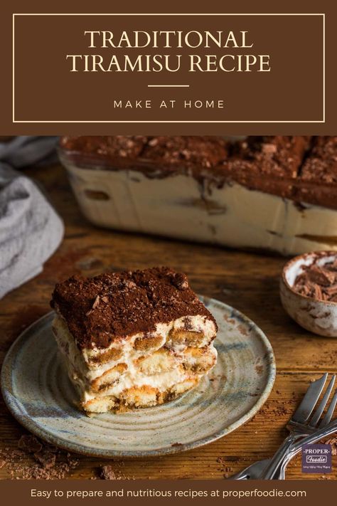 Traditional Tiramisu Recipe, Traditional Tiramisu, Best Tiramisu Recipe, Cooking Fresh Pasta, Easy Tiramisu Recipe, Italian Tiramisu, Popular Desserts Recipes, Raw Eggs, Tiramisu Dessert