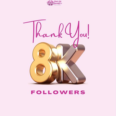 Thank you 8k & Counting followers Feeling so grateful for each and every one of my amazing followers! 🙌 Your support means the world to me. Thank you for being a part of this journey! 💖 #Grateful #AppreciationPost #BestFollowersEver” What do you think? 8k Followers Thank You, Appreciation Post, 8k Followers, Food Poster, So Grateful, You Think, Thinking Of You, Balloons, Thank You