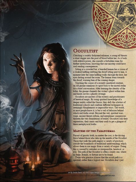 Nerd Sourced homebrew class: the Occultist Homebrew Classes, Fortune Tellers, Dnd Classes, Dungeons And Dragons 5e, Dnd Races, Dungeons And Dragons Classes, Dnd Homebrew, Dnd 5e Homebrew, Dragon Rpg