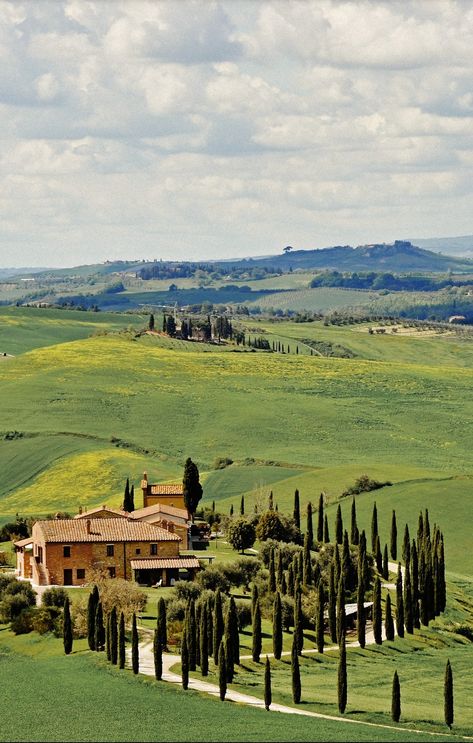 Practical Accessories, Italy Vibes, Italian Country, Toscana Italia, Italy Aesthetic, Italian Villa, Tuscany Italy, Rolling Hills, Beautiful Places To Travel