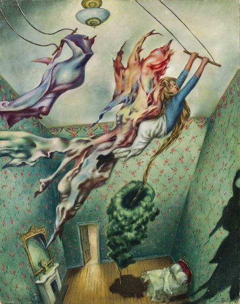 Avatar | Dorothea Tanning Dorothea Tanning, Chicago Art, Max Ernst, Surrealism Painting, Joan Miro, Fantastic Art, Art Club, Art Movement, Surreal Art