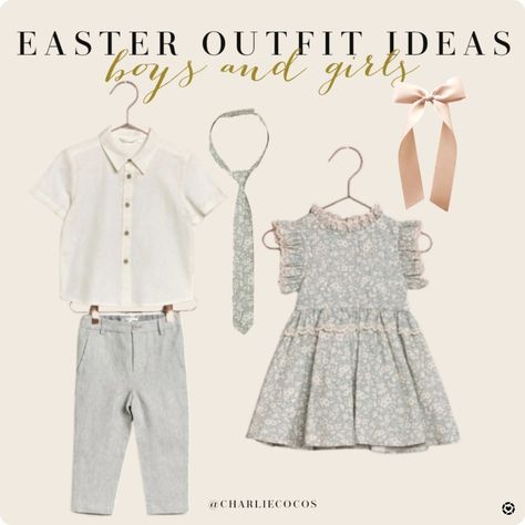 Matching Easter Outfits Siblings, Boys Easter Outfit Ideas, Family Easter Outfits 2024, Easter Outfit Family, Easter Family Outfits, Family Easter Outfits, Toddler Easter Outfit, Toddler Girl Easter Outfit, Toddler Girls Easter Dresses