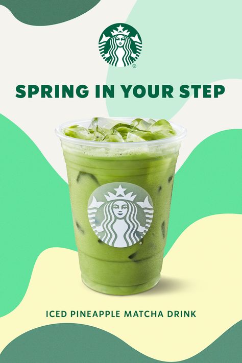 Milktea Poster Design, Starbucks Social Media Design, Starbucks Graphic Design, Milktea Poster, Drink Poster Design Ideas, Starbucks Ads, Starbucks Poster, Starbucks Art, Cafe Menu Design