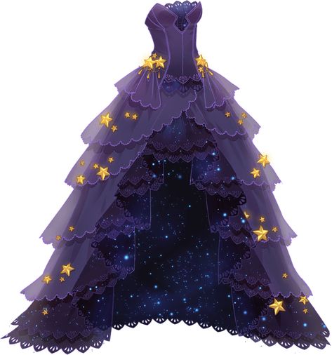 Star Sea, Love Nikki, Sea Dress, Purple Lace Dress, Dress Design Drawing, Clothing Design Sketches, Fantasy Dresses, Paris Mode, Drawing Anime Clothes