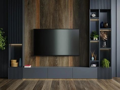 12 Modern Built-In Entertainment Center Ideas: The Ultimate Guide to Custom Wall Units 13 Tv Furniture Design, Modern Tv Cabinet Design, Entertainment Center Ideas, Built In Tv Cabinet, Built In Tv Wall Unit, Bedroom Tv Wall, Entertainment Center Wall Unit, Entertainment Center Design, Built In Entertainment Center