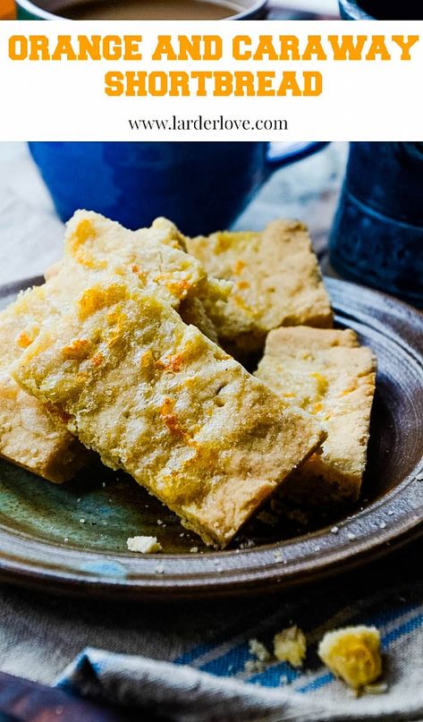 Orange and Caraway Seed Shortbread Caraway Recipes, Shortbread Bites, Biscuit Bread, Orange Glaze, Biscuits Easy, Caraway Seeds, Orange Recipes, Pastry Dough, Bakery Recipes