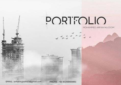 2019 Portfolio | Architecture, Graphic Design, Portfolio Of Architecture, Portfolio Sheets Architecture, Portfolio Text Design, Cover Page For Architecture Portfolio, Cover Page For Portfolio Design, Architecture Portfolio For Job, Powerpoint Portfolio Design, Architecture Cv Template, Construction Portfolio Design