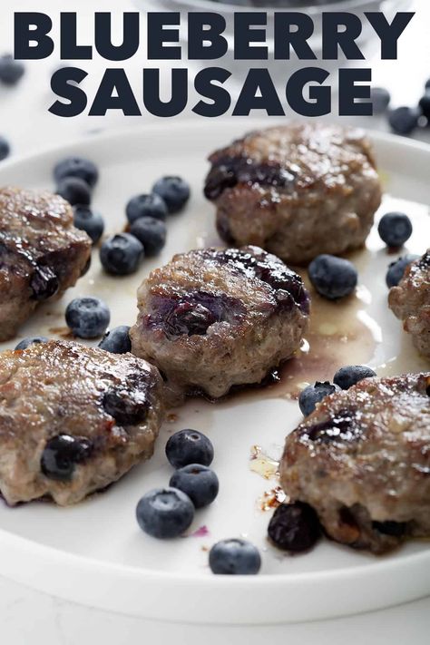 These homemade Blueberry Sausage breakfast patties are filled with spices, juicy blueberries and a hint of maple syrup. Serve with eggs for the perfect low carb breakfast! Aip Breakfast Ideas, Aip Breakfast Recipes, Blueberry Sausage, Breakfast Patties, Autoimmune Diet Recipes, Aip Breakfast, Autoimmune Recipes, Breakfast Sausage Recipes, Mosquito Spray