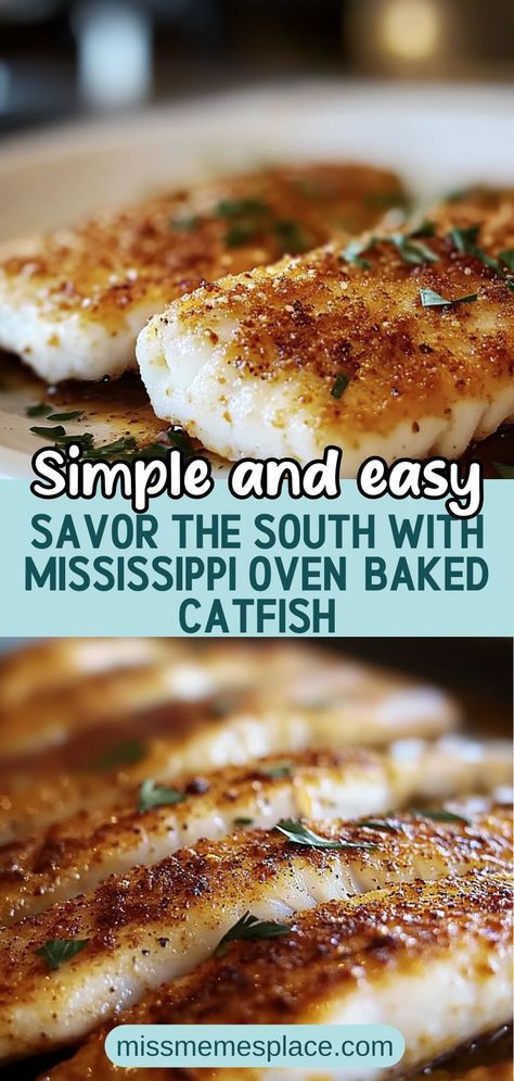 Baked Catfish Recipes Oven Healthy, Bake Catfish Recipes Oven, Catfish Allison Recipe, Healthy Catfish Recipes, How To Cook Catfish, Baked Catfish Recipes, Catfish Fillets, Fried Catfish Recipes, Cornmeal Crust