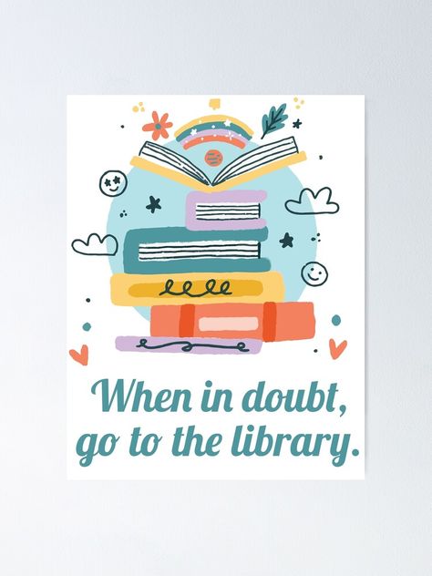 Librarian Desk Decor, School Library Signage, Library Murals, Library Poster, Library Signage, Friends Of The Library, Library Posters, Library Displays, School Library