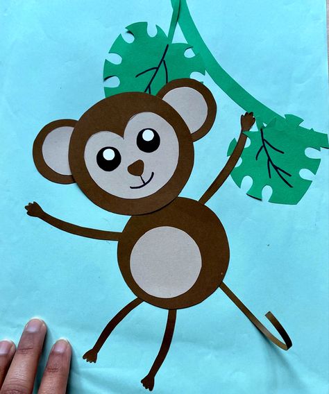 Monkey craft
Paper monkey
Diy monkey
Monkey with shapes
Preschool crafts
Paper crafts for kids
Animal craft ideas Hanging Monkey Craft, Paper Monkey, Paper Whale, Animal Paper Craft, Monkey Craft, Paper Animal Crafts, Craft Ideas Easy, Monkey Crafts, Kids Castle