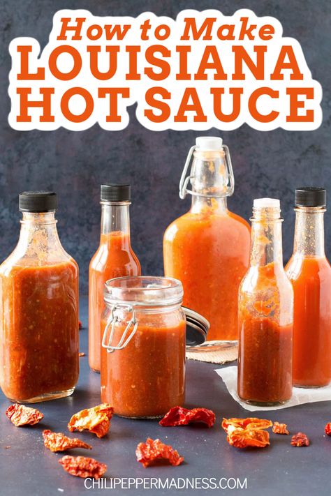 Carolina Reaper Hot Sauce Recipe, Hot Pepper Recipes, Hot Sauce Recipe, Cayenne Pepper Sauce, Chili Pepper Recipes, Pepper Sauce Recipe, Homemade Hot Sauce, Louisiana Hot Sauce, Habanero Hot Sauce