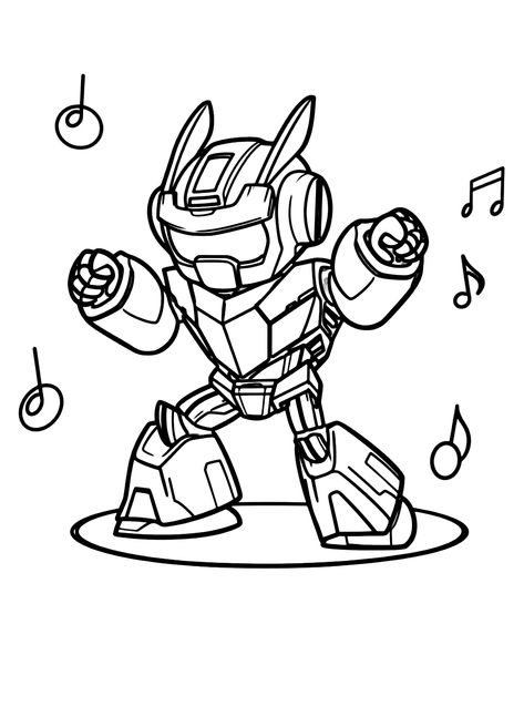 Bumblebee - Lol Coloring Pages Transformers Idw Bumblebee, Megatron Coloring Pages, Bumblebee Coloring Page, Coloring Pages Transformers, Bumble Bee Coloring Page Free Printable, Dance Coloring Pages, Bee Drawing, Transformers Bumblebee, Black N White