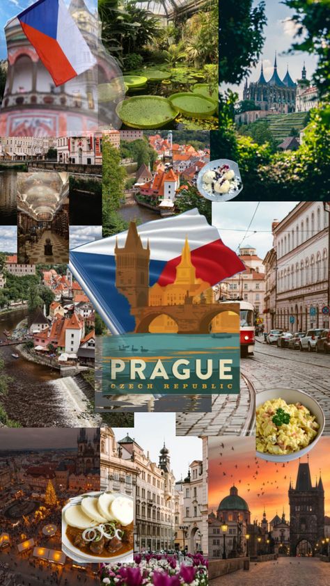 #collage #aesthetic #country #travel #culture #viralpost #Prague #CzechRepublic #fruitdumplings Czech Republic Aesthetic, Aesthetic Country, Travel Collage, Travel Culture, Adventure Travel Explore, Prague Czech Republic, Travel Bugs, Travel Bucket List, Tour Guide