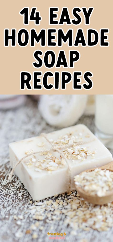 Get your DIY on! Treat your skin to a pampering session with homemade soap made with goats milk and oatmeal honey. This is a great melt and pour soap recipe. Honey Soap Diy, Easy Homemade Soap, Beginner Soap Recipes, Honey Soap Recipe, Oatmeal Honey Soap, Goat Milk Soap Recipe, Milk Soap Recipe, Cinnamon Soap, Pumpkin Spice Soap