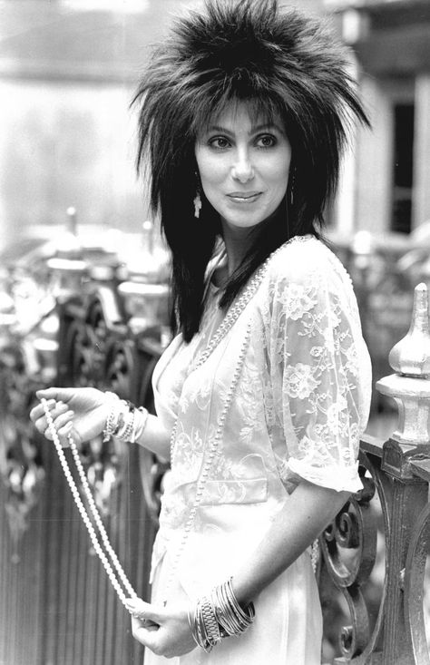 Cher’s Most Iconic Hair Moments: Curls, Mullets, Wigs, and Great Lengths 80s Cher, Cher 80s, 80s Mullet, Cher Photos, Mullet Wig, Wild Outfits, 90s Fashion Women, 80s Hair, Shoulder Hair