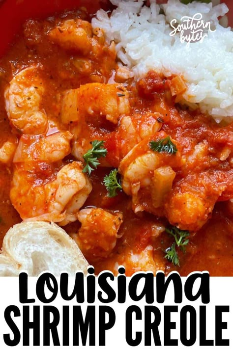 Instant Pot Shrimp Creole, Shrimp Stew Louisiana, Shrimp Creole Recipe Louisiana, Shrimp Creole Recipe New Orleans, Bayou Food, Creole Recipes Louisiana, Etoufee Recipe, Crawfish Etoufee Recipe, Shrimp Creole Recipe Easy