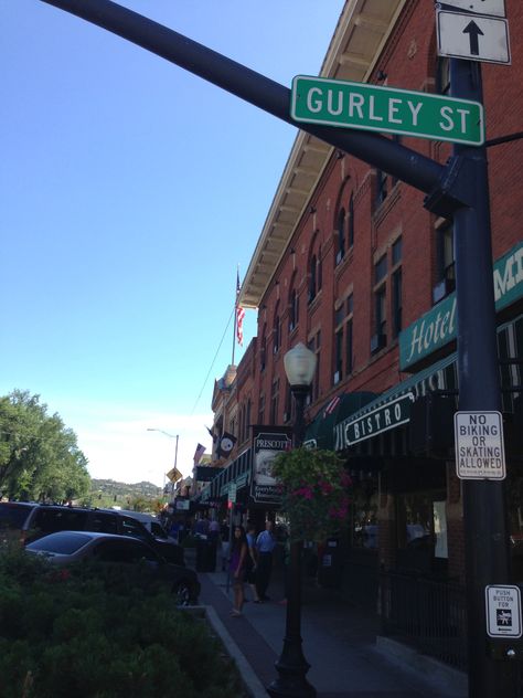 Whiskey Row, Prescott, AZ. Photo by Lisa Maxime How To Build A Log Cabin, Prescott Arizona, Central Plaza, Vintage Arizona, Beautiful Places To Live, Gold River, Prescott Az, State Of Arizona, Montezuma