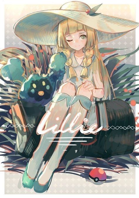 Pokemon Lillie, Pokemon Alola, Pokemon Waifu, Pokemon Teams, Pokemon Fan Art, My Pokemon, Cool Pokemon, Anime Girlxgirl, Pokemon Characters