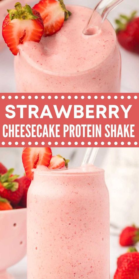 Cheesecake Protein Shake, Protien Shake Recipes, Healthy Protein Shake Recipes, Protein Drink Recipes, Search Pinterest, Protein Shakes Recipes, Vanilla Protein Shakes, Breakfast Shakes, Protein Smoothies