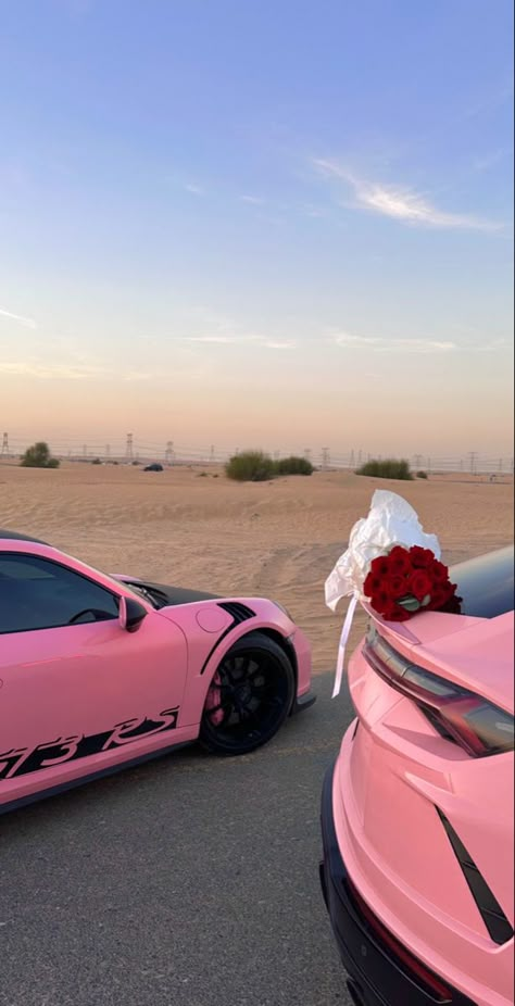 Beach Sunset Wallpaper, Night Scenery, Classy Cars, Pink Car, Super Luxury Cars, Pretty Cars, Dream Lifestyle, Bouquet Of Flowers, Car Girl