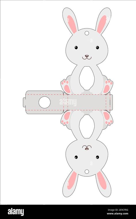 Rabbit Template, Egg Printable, Easter Egg Printable, Easter Templates Printables, Easter Egg Holder, Paper Bunny, Easter 2024, Easter Templates, Rabbit Crafts