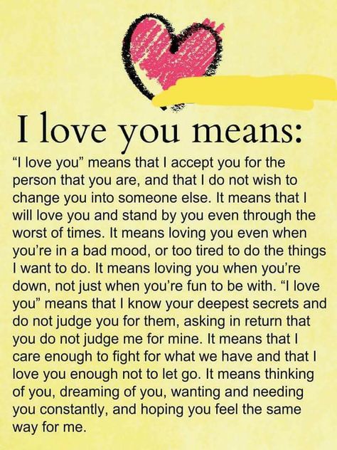 I like this  meaning of love. It will work if both persons understands and implements this. Love Meaning Quotes, My Love Meaning, Love Meaning, I Love You Means, Sweet Romantic Quotes, Meaningful Love Quotes, Simple Love Quotes, True Love Quotes, Love Quotes For Her