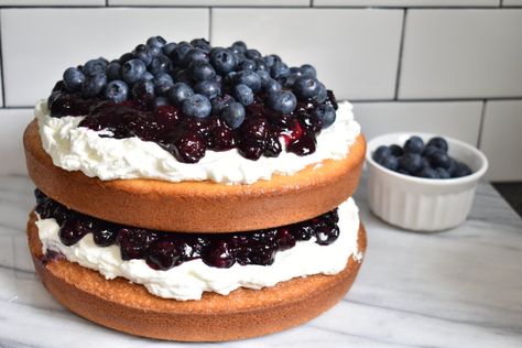 Blueberry Shortcake Cake | Wish Farms Blueberry Recipes Mini Pineapple Upside Down Cakes, Blueberry Shortcake, Berry Shortcake, Shortcake Cake, Blueberry Season, Summertime Recipes, Dessert Recipies, Shortcake Recipe, Blueberry Desserts