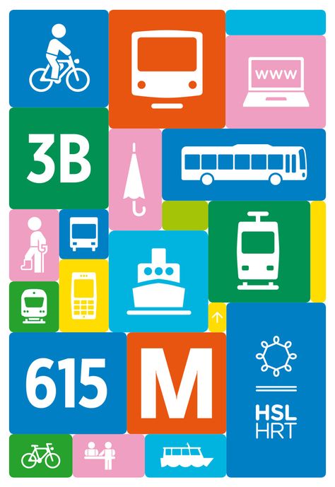 Kokoro & Moi – HSL – Helsinki Regional Transport Authority Public Transportation Design, Transport Illustration, City Branding, Transportation Poster, Sign Image, Best Icons, Transportation Design, Urban Planning, Plan Design