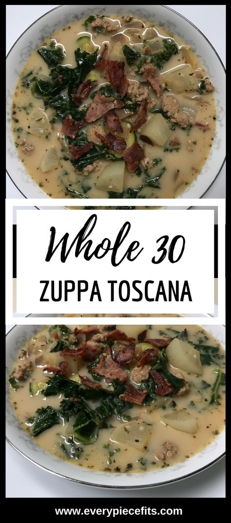 Lunch Prep, Whole 30 Diet, Raw Recipes, Whole30 Recipes, Recipe 30, Chowder Recipes, Carb Meals, Paleo Whole 30, Olive Garden