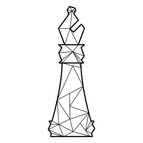 Bishop chess polygonal line #AD , #Ad, #AD, #chess, #polygonal, #line, #Bishop Bishop Chess Tattoo, Bishop Chess Piece Tattoo, Bishop Tattoo Chess, Chess Queen Piece, Bishop Tattoo, Chess Basics, Chess Piece Tattoo, Bishop Chess, Line Graphics