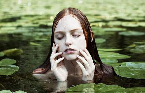 Girl In Water, Water Nymphs, Human Reference, Water Photography, Arte Inspo, Poses References, Portrait Inspiration, 인물 사진, Drawing Reference Poses