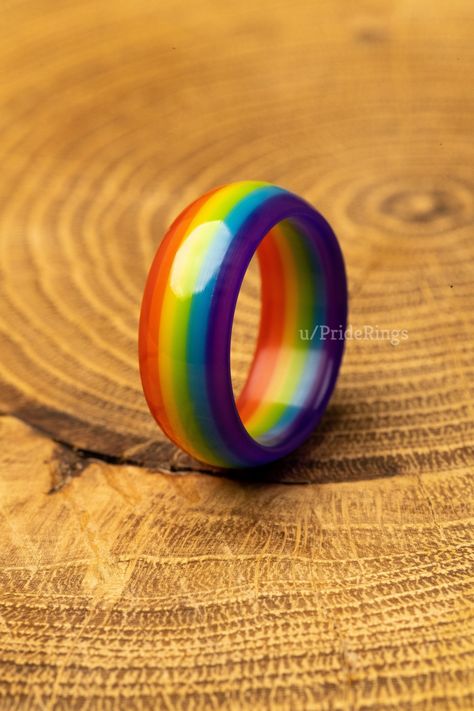 Pride Rings, Gay Gifts, Flag Pride, Rainbow Ring, Gay Pride Flag, Pride Colors, Lgbt Love, Gay Fashion, Happy Pride