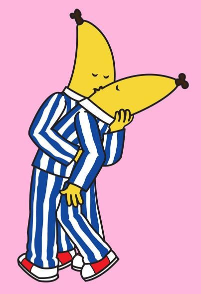 Bananas in pajamas Bananas In Pajamas Costume, Banana Pajamas, Bananas In Pyjamas Costume, Bed In Breakfast, Bananas And Pajamas, Queer Halloween, Bananas In Pajamas, Cartoon Mood, Banana In Pyjamas