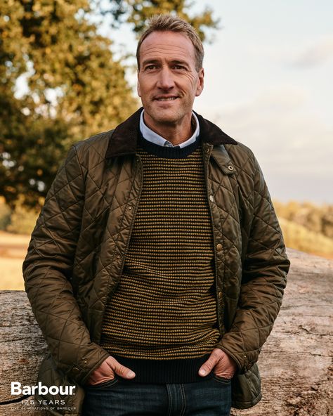 Barbour Liddesdale Men, Barbour Style Men, Country Outfits Men, Barbour People, Barbour Liddesdale, Quilt Jackets, Hunting Fashion, Husband Fashion, Barbour Quilted Jacket