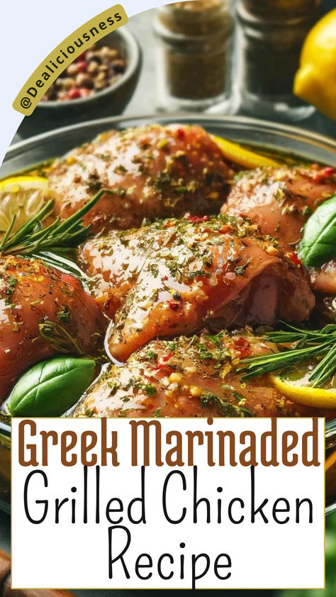 Our Grilled Greek Chicken Thighs recipe marries succulent chicken with the vibrant, sun-kissed flavors of the Mediterranean. Featuring a marinade of fresh lemon juice, aromatic garlic, and a handpicked selection of herbs like oregano, thyme, and rosemary, this dish is a testament to the power of high-quality, fresh ingredients. Recipes Using Fresh Thyme, Greek Chicken Thigh Marinade, Grilled Greek Chicken Marinade, Microwave Chicken Recipes, Grilled Mediterranean Chicken, Greek Chicken Thighs, Chicken With Herbs, Cabbage Steaks Recipe, Chicken Thigh Marinade