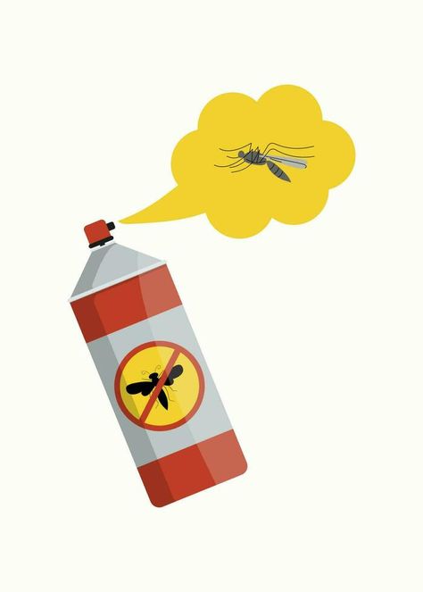 Mosquito cartoon. Destruction of insects of flies, mosquitoes. The concept of malaria control. Vector illustration. Mosquito Cartoon, Pastel Frozen, Vector Cityscape, Mosquito Repellent, Illustration Vector, Flash Tattoo, Ayurveda, Cityscape, Insects