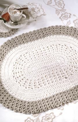 http://faythef.hubpages.com/hub/Crocheting-For-Yiour-Kitchen-Free-Patterns For more like this, follow my board Crochet: For the Kitchen ~Elinor Ferrars January Crochet, Crocheted Placemats, Crochet Placemat Patterns, Crochet Placemats, Crochet Table, Placemats Patterns, Vogue Knitting, Crochet Kitchen, Crochet For Home