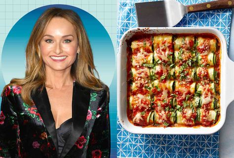 Giada De Laurentiis Just Shared Her Veggie-Packed Twist on Lasagna You'll Want to Make ASAP Zucchini Lasagna Rolls, Giada Recipes, Easy Breakfast Brunch, Mediterranean Diet Meal Plan, Low Cholesterol Recipes, Zucchini Lasagna, Lunch Appetizers, Lasagna Rolls, Bobby Flay