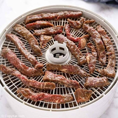 Teriyaki Beef Jerky Recipe Dehydrator, Venison Marinades, Homemade Teriyaki Beef Jerky, Teriyaki Beef Jerky Recipe, Perma Culture, Jerky Marinade Recipes, Beef Jerky Recipe Dehydrator, Beef Jerky Marinade, Jerky Recipes Dehydrator