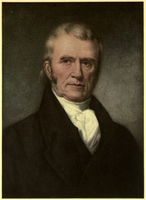 John Marshall, Supreme Court Justice, who ruled in favor of the Cherokee Nation and declared them to be independent of the U.S. Choctaw Nation, John Marshall, Dark History, Be Independent, Cherokee Indian, Trail Of Tears, Supreme Court Justices, Indian History, Interesting History