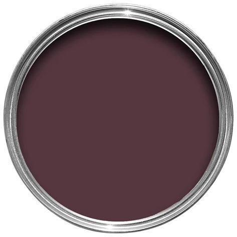 Farrow Bal, Aubergine Colour, Glossy Skin, Skimming Stone, Trending Paint Colors, Eggshell Paint, Wall Colour, Farrow And Ball Paint, Shiny Skin